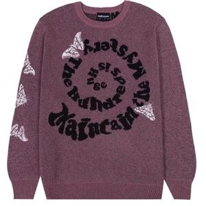 The Hundreds Maintain The Mystery Wool Spiral Sweater Size Large